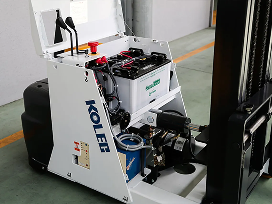 ほぼメンテナンスフリーのACモーター駆動方式。