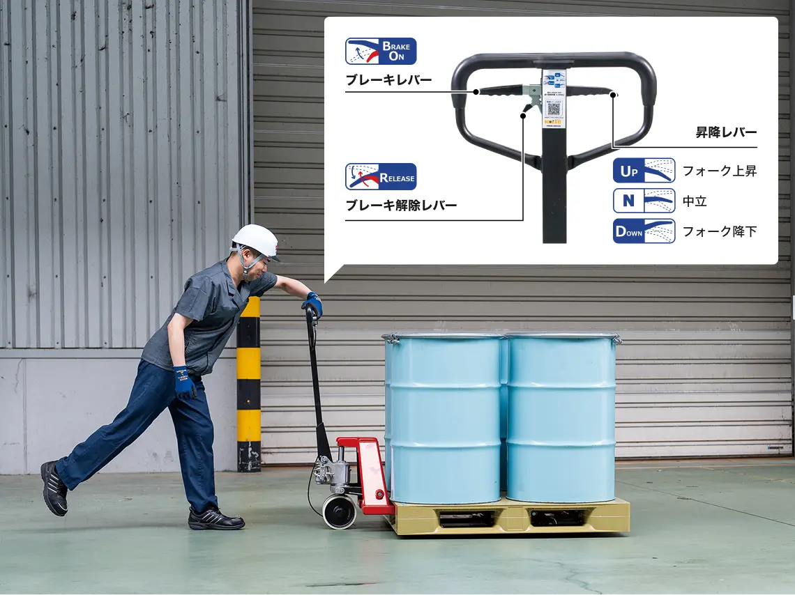 直感的な操作性で、安全をサポート。