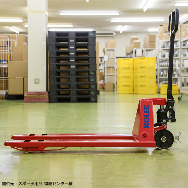 残りわずか】 工具屋 まいど 直送品 コレック ハンドパレットトラック 1000kg 低床 NDL10-710