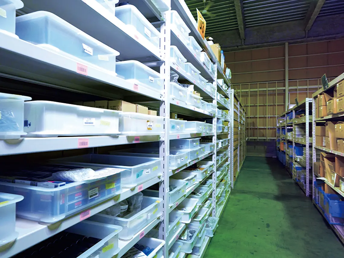 迅速な部品供給でタイムロスを実現