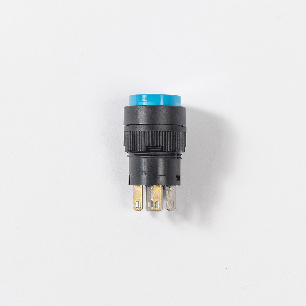 オシボタンスイッチAssy  トウメイブルー　6シン