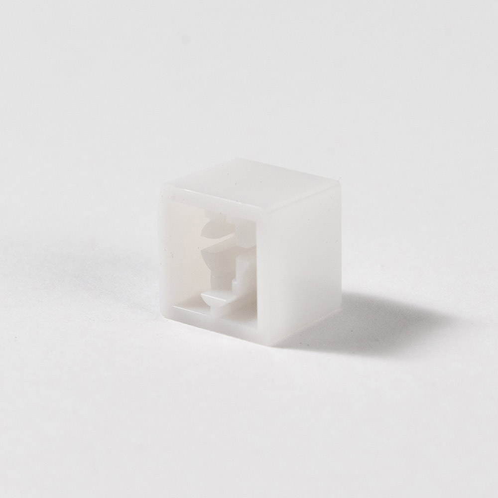 オシボタンスイッチ　シロ